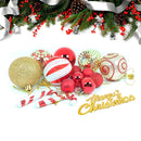 bolas natal vermelho