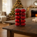 bolas natal vermelho