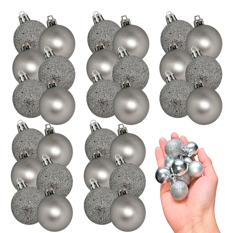 bolinhas de natal 3cm