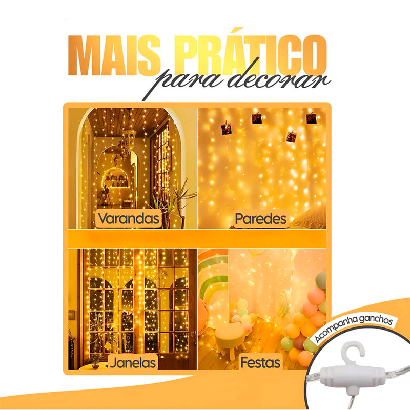 cortina de led eventos