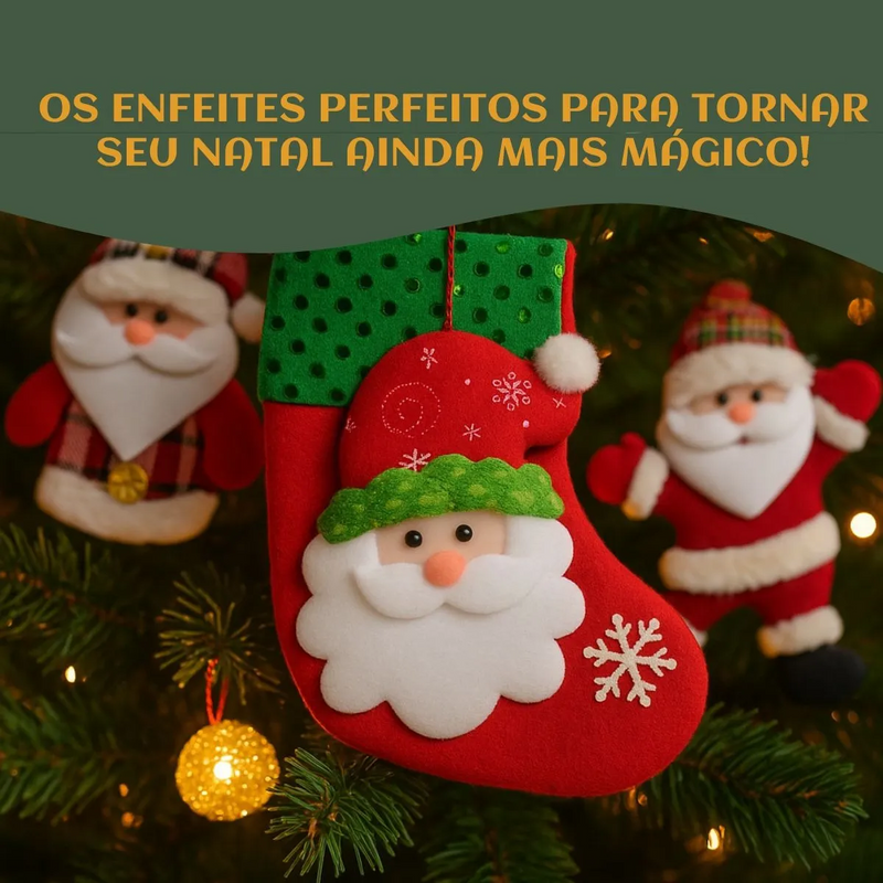 enfeites papai noel