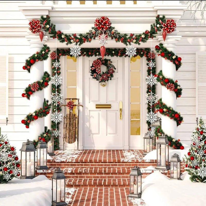 Kit 5 Festões de Natal 2m – Decoração Natalina para Casa e Festa
