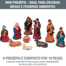 presépio de mesa pequeno
