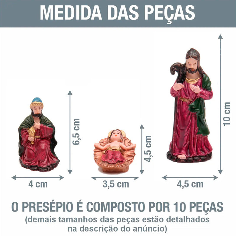 presépio mini conjunto completo