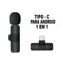 Microfone de Lapela Wireless – Sem Fio, Portátil e Ideal para Gravações Profissionais e Streaming