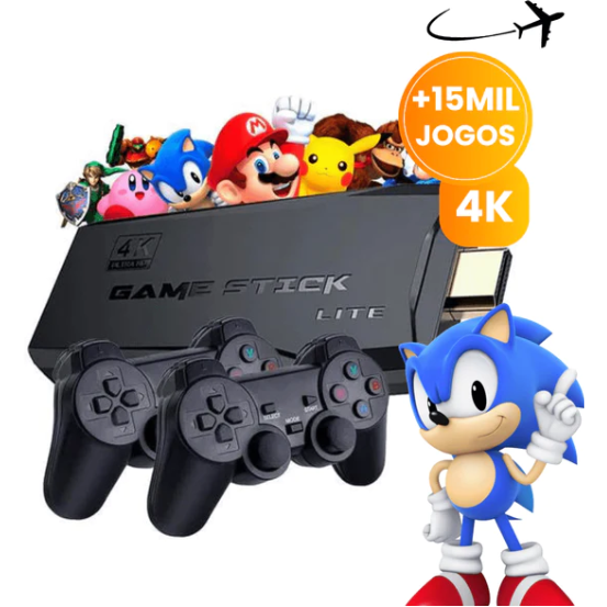 Game Stick Retrô 4K - Super Lançamento