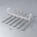 Cabide 6 em 1 para Calças Polihousi – Organização Inteligente e Economia de Espaço no Guarda-Roupa