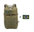 Mochila Impermeável Assault Cargueira Reforçada Tática Militar 50 Litros Tecido Poliéster