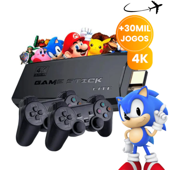 Game Stick Retrô 4K - Super Lançamento