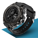 sanda marca superior 6191 masculino novo cronômetro de contagem regressiva à prova dwaterproof água luz despertador eletrônico tempo led relógios digitais